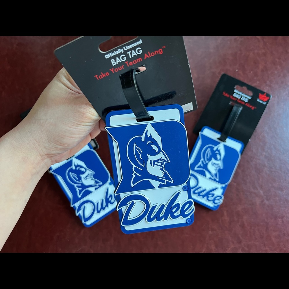 NWT Duke Blue Devils Luggage Bag Tags (4 Total)